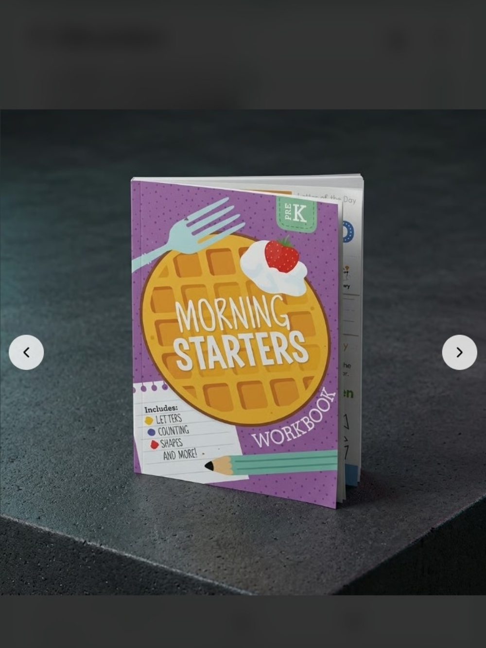 Morning Starters Purple Preschool Workbook